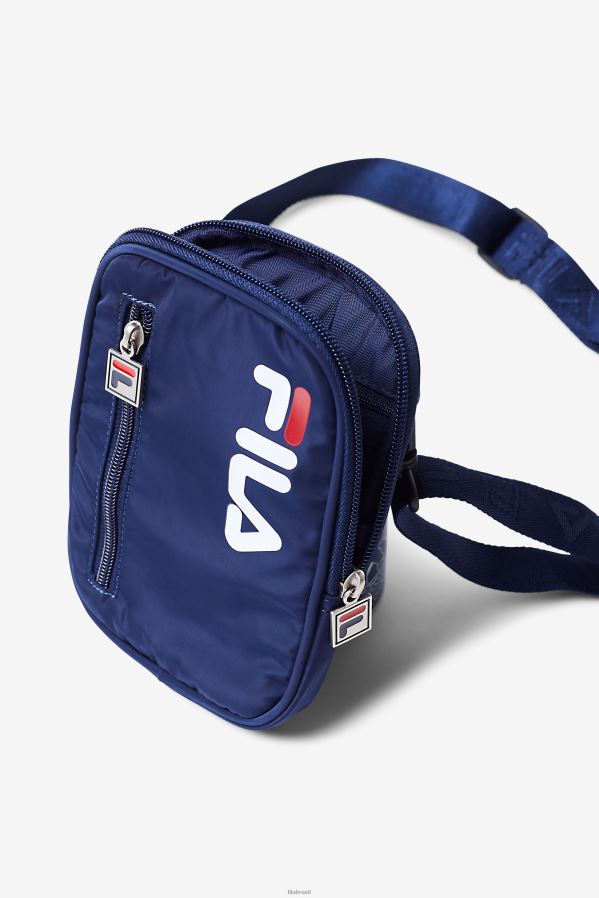 casaco de lã FILA bolsa fila teli peacoat HXJFD1029