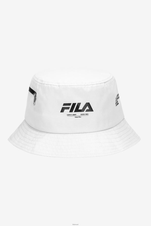 branco FILA chapéu bucket ripstop branco fila HXJFD971