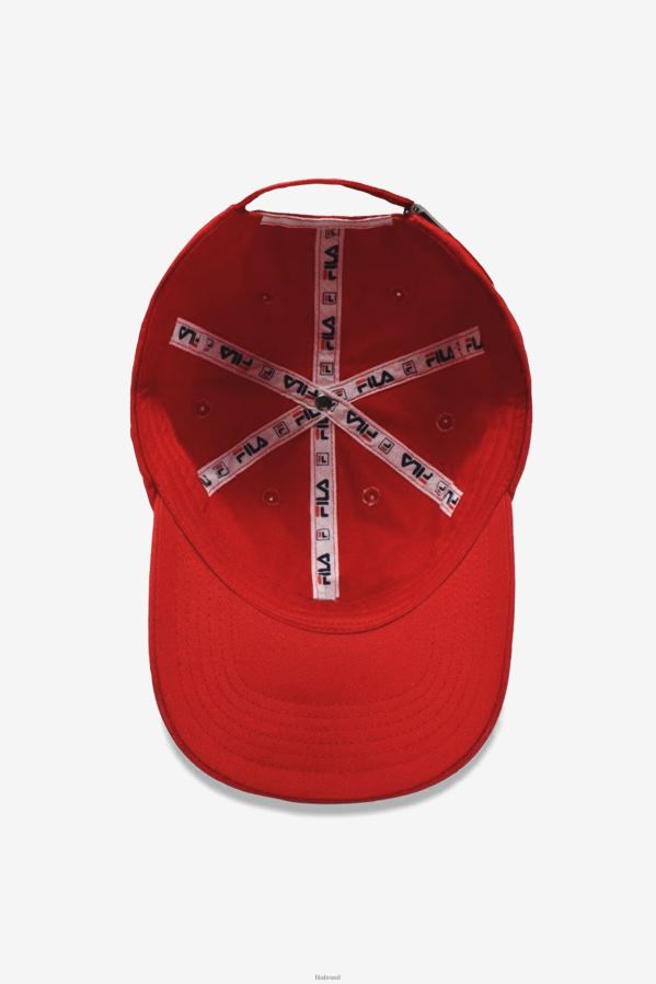 vermelho FILA boné de beisebol com logotipo bordado fila vermelho HXJFD999