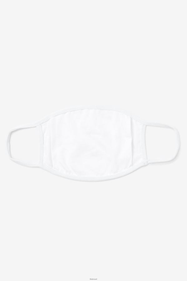 branco FILA máscara fila branca com estampa de tênis branca HXJFD1039