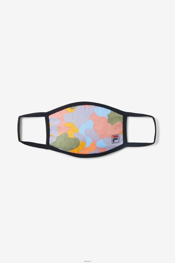 camuflagem leve multi FILA máscara facial fila light camo multi light multicolorida HXJFD1048