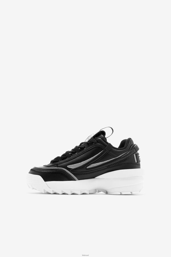 Preto branco FILA disruptor 2 exp fila preto e branco infantil HXJFD2058
