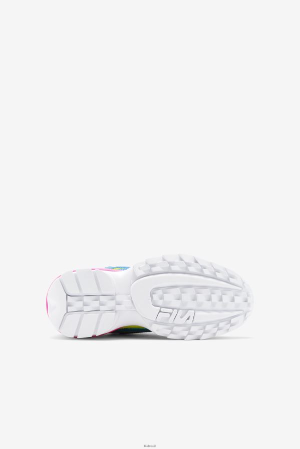 amarelo/azul atômico/rosa FILA fila big kids' disruptor 2 exp amarelo/azul atômico/rosa HXJFD2053