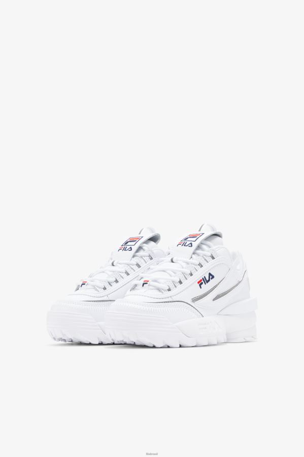 branco/marinho/vermelho FILA disruptor 2 exp infantil fila branco/marinho/vermelho HXJFD2057