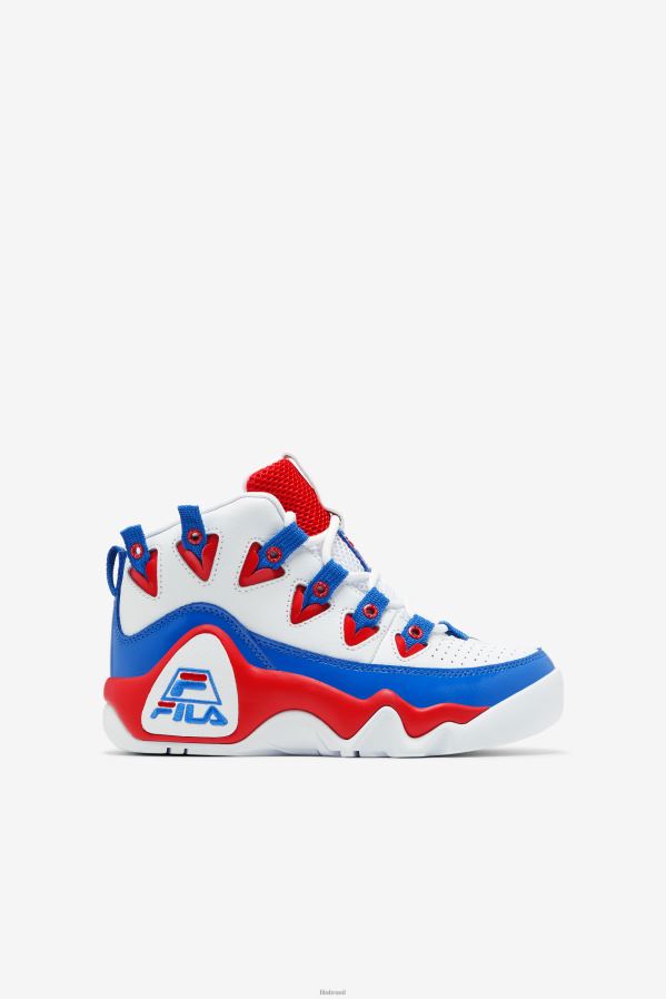 branco/vermelho/azul FILA fila branco/vermelho/azul infantil grande grant hill 1 HXJFD2086