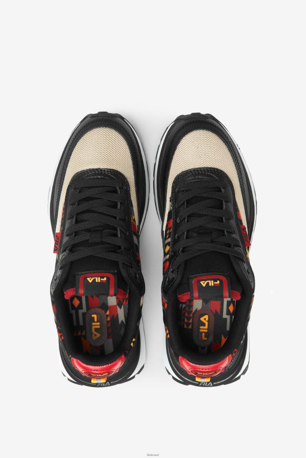 preto/oxford bronzeado/branco FILA preto/oxford tan/branco fila big kids renno HXJFD2169