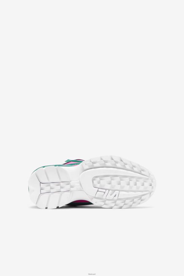 rosa brilhante/verde/dourado FILA fila big kids' disruptor 2 exp rosa glo/verde/dourado HXJFD2059