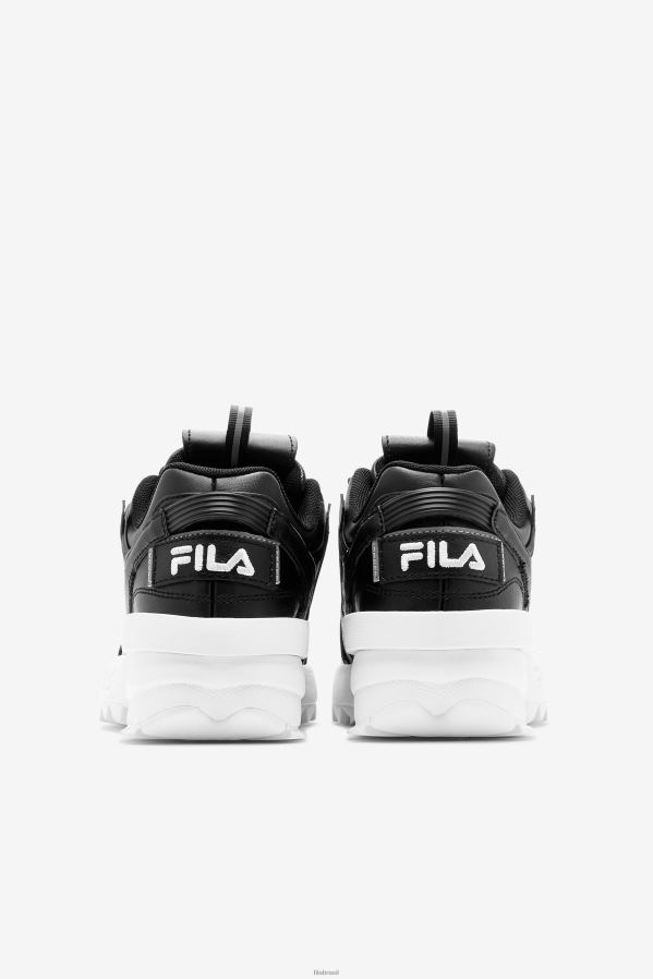 Preto branco FILA disruptor 2 exp fila preto e branco infantil HXJFD2184