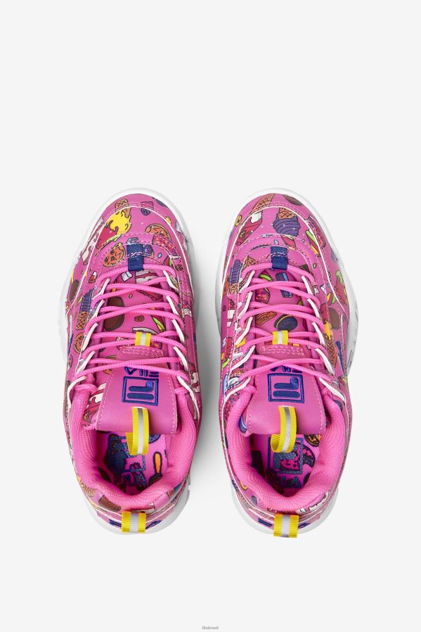 ameixa de açúcar/roxo/limão FILA disruptor infantil 2 premium açúcar ameixa/roxo/limão fila HXJFD2195