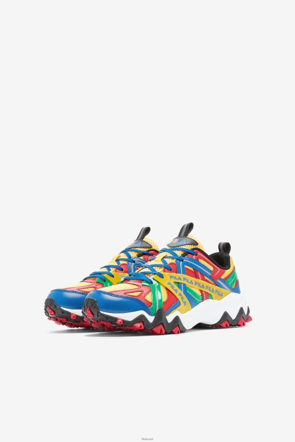 limão/vermelho/azul imperial FILA fila little kids eletromont limão/vermelho/azul imperial HXJFD2203