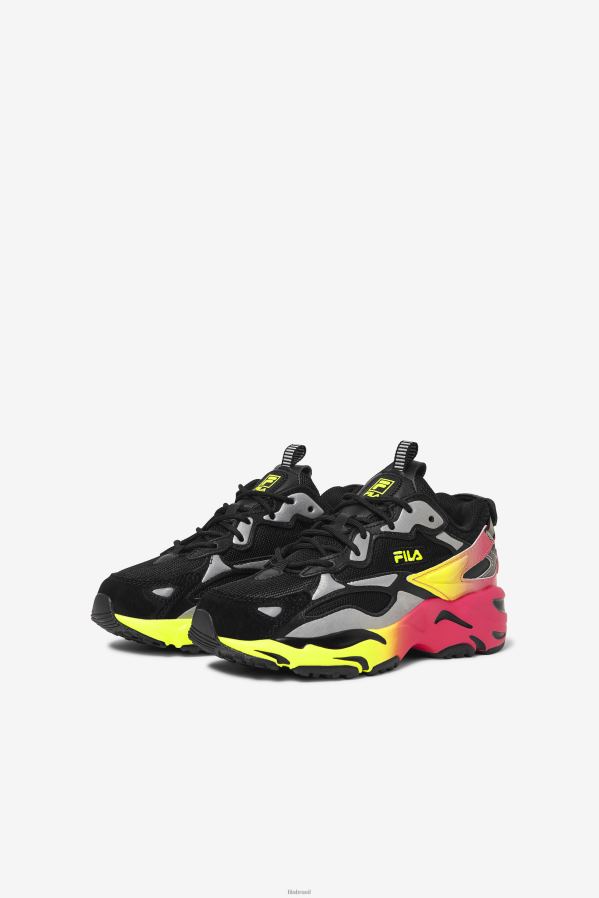 preto/amarelo/rosa profundo FILA ray tracer apex infantil fila preto/amarelo/rosa profundo HXJFD2279