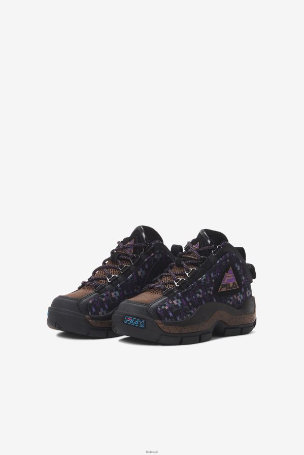 preto/pinha/roxo FILA fila little kids' grant hill 2 outdoor preto/pinha/roxo HXJFD2227