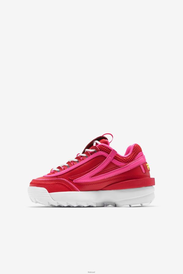 vermelho/rosa/amarelo FILA disruptor 2 exp infantil fila vermelho/rosa/amarelo HXJFD2189