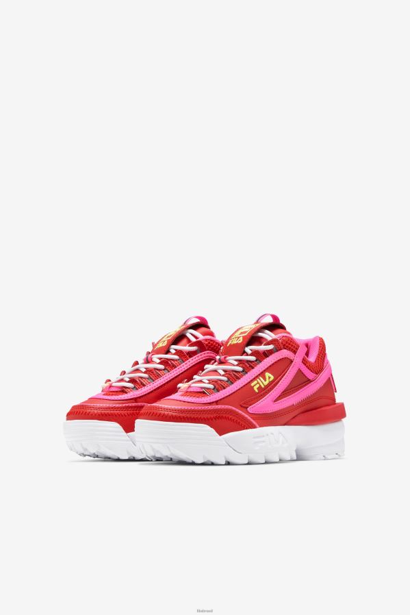 vermelho/rosa/amarelo FILA disruptor 2 exp infantil fila vermelho/rosa/amarelo HXJFD2189