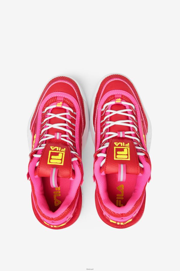 vermelho/rosa/amarelo FILA disruptor 2 exp infantil fila vermelho/rosa/amarelo HXJFD2189