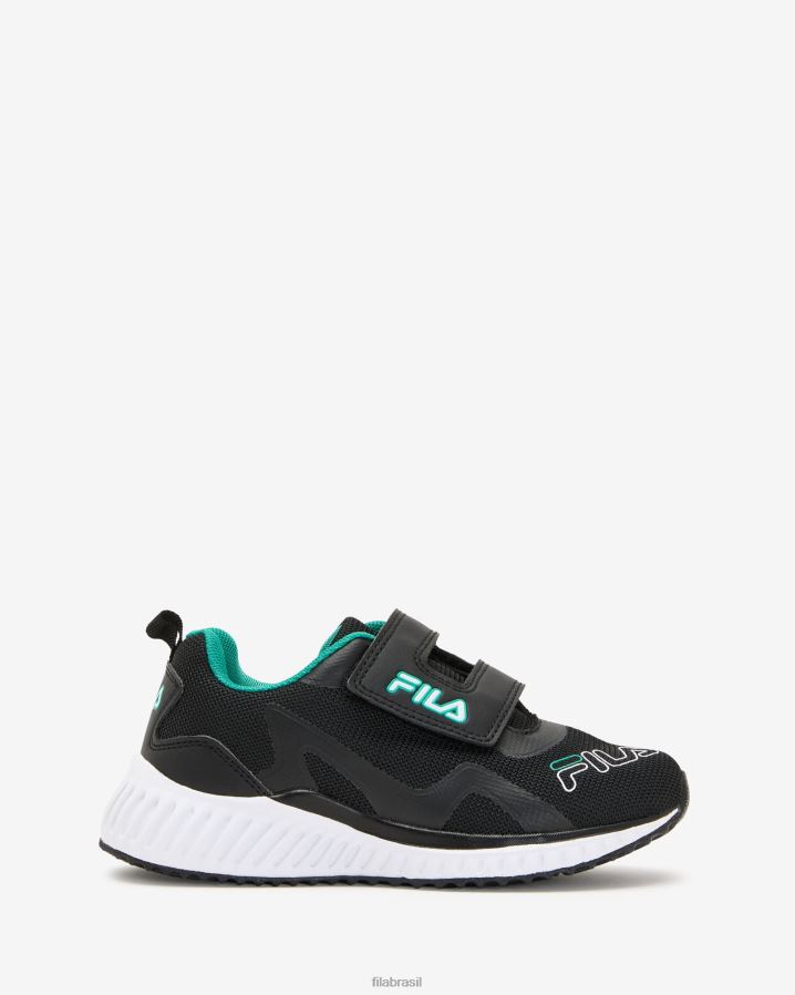 Preto Verde FILA fila infantil fila stressa strap preto/verde HXJFD3182