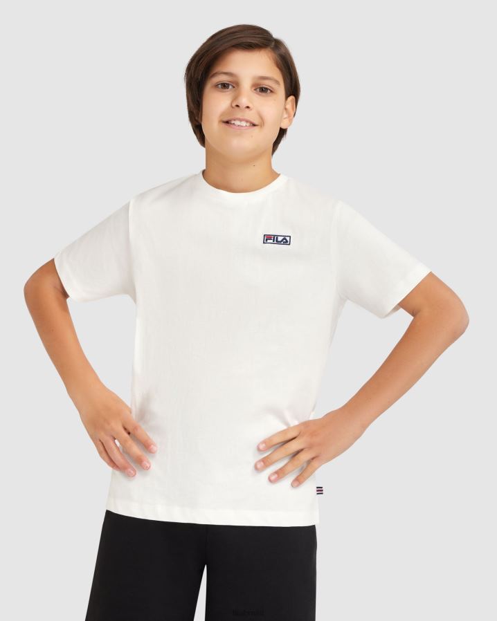 branco FILA camiseta fila parker infantil branca HXJFD3085