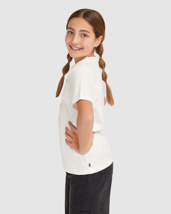 branco FILA camiseta fila parker infantil branca HXJFD3085