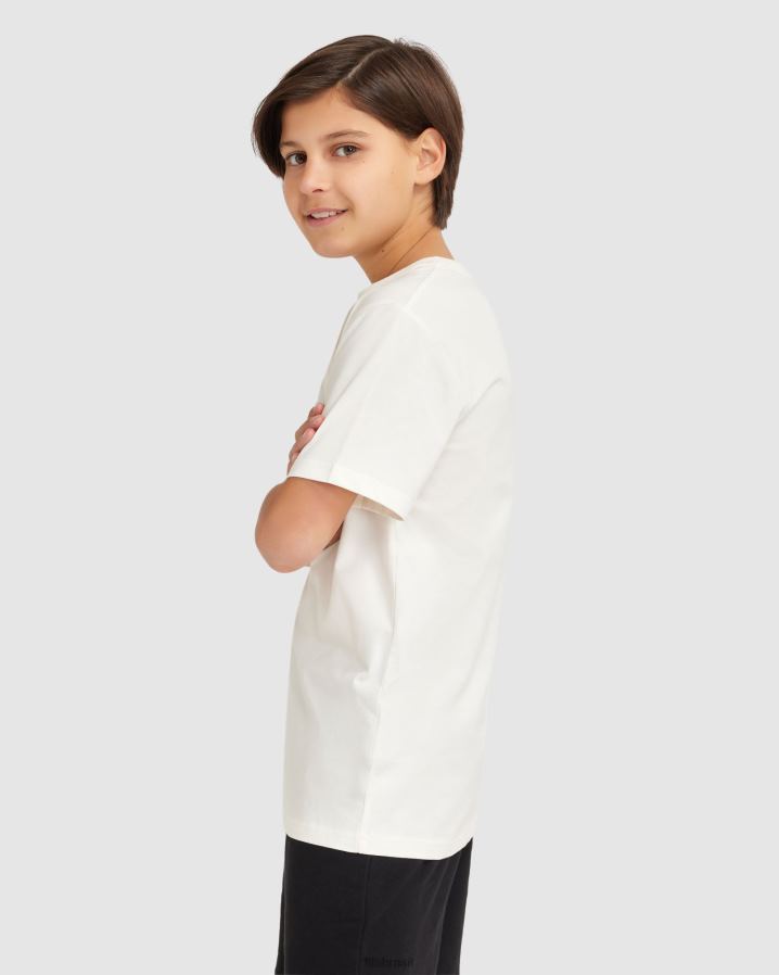 branco FILA camiseta fila ryan de menino branco HXJFD3078