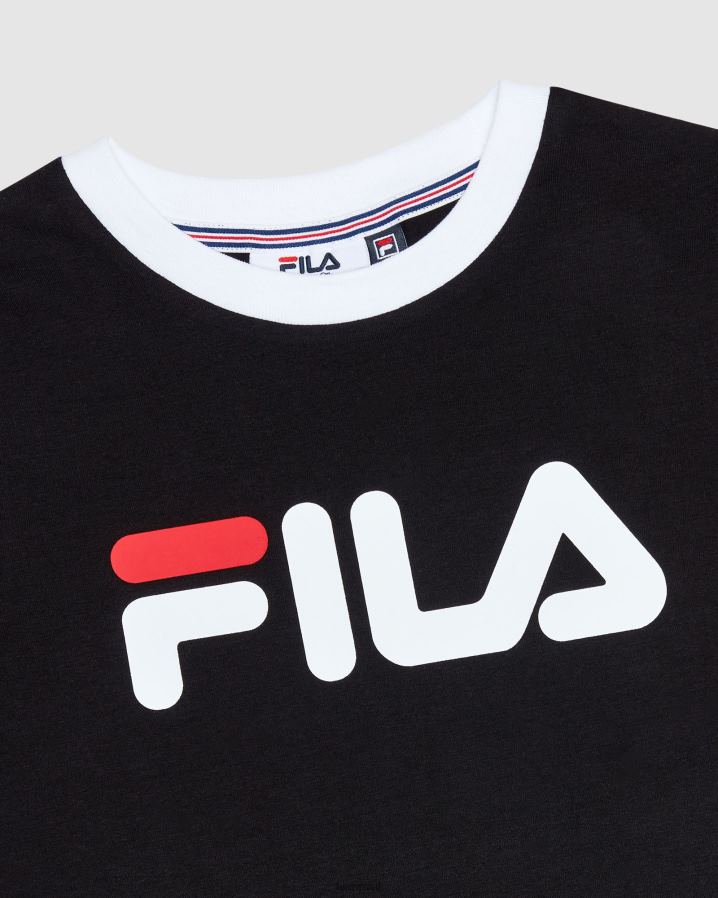 preto FILA camiseta fila classic feminina preta HXJFD3135