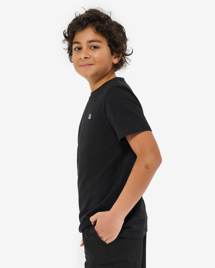 preto FILA camiseta fila infantil preta HXJFD3157