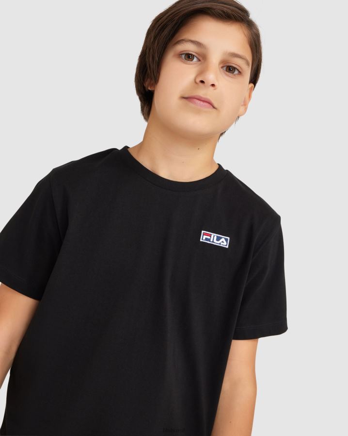 preto FILA camiseta fila parker infantil preta HXJFD3079