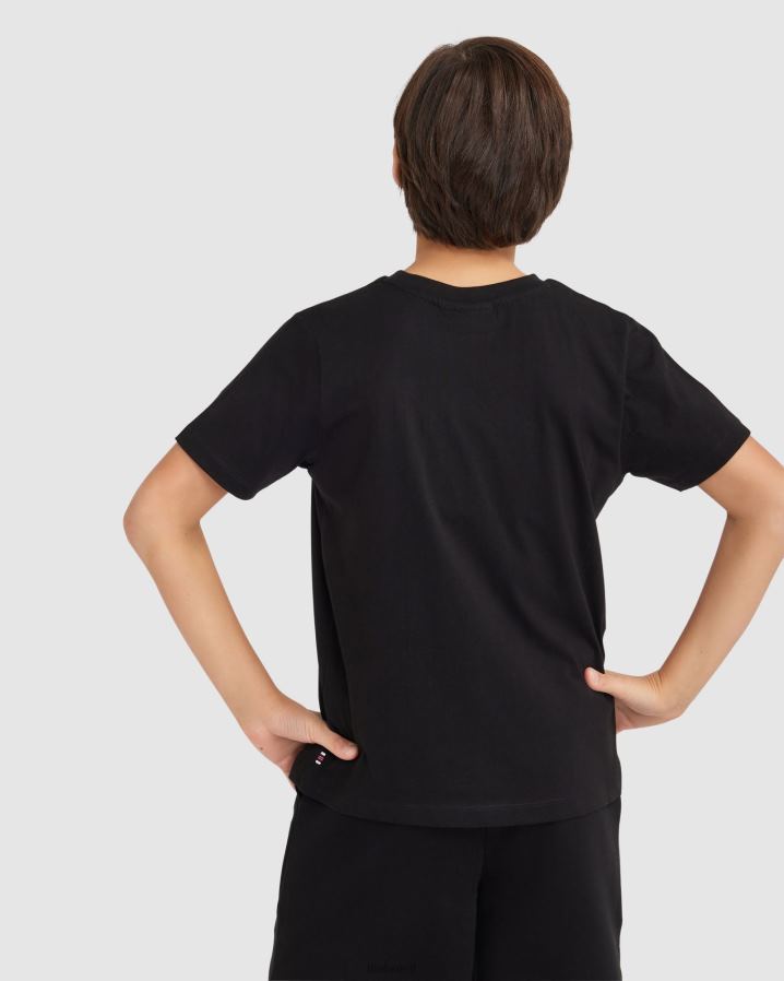 preto FILA camiseta fila parker infantil preta HXJFD3079