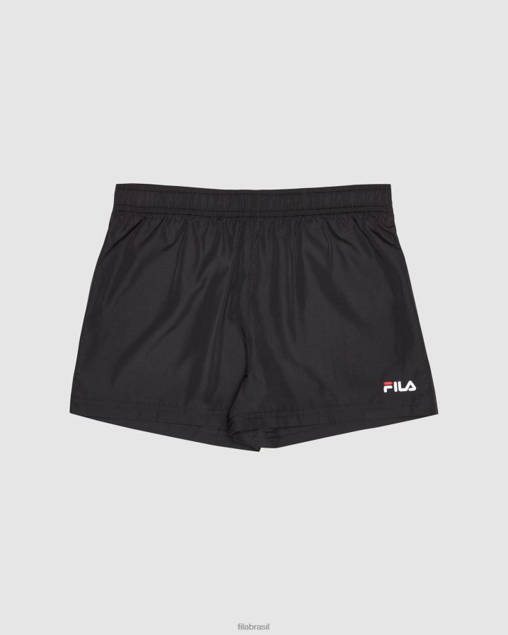 preto FILA short fila classic infantil preto HXJFD3133