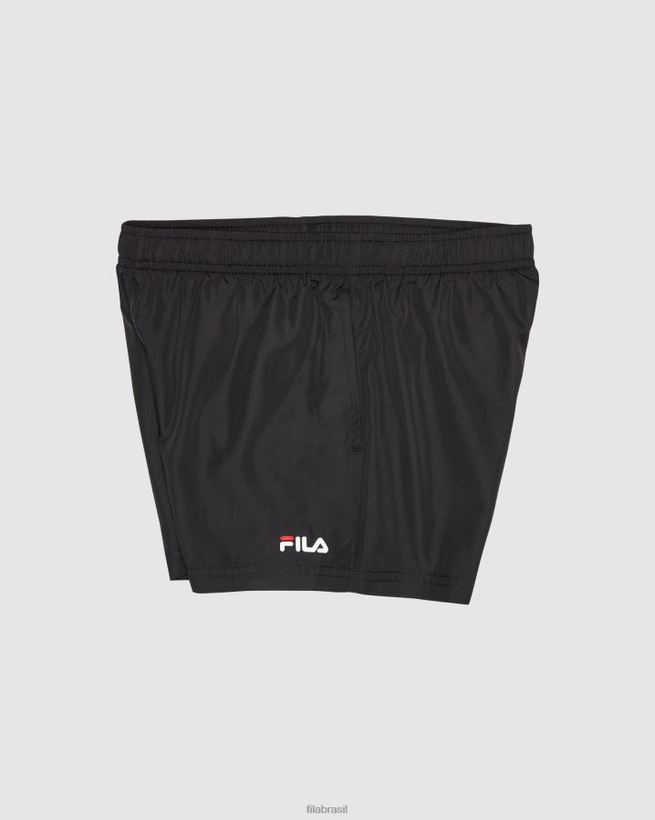 preto FILA short fila classic infantil preto HXJFD3133