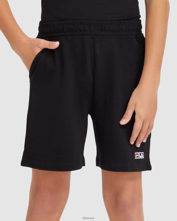 preto FILA short parker infantil fila preto HXJFD3087