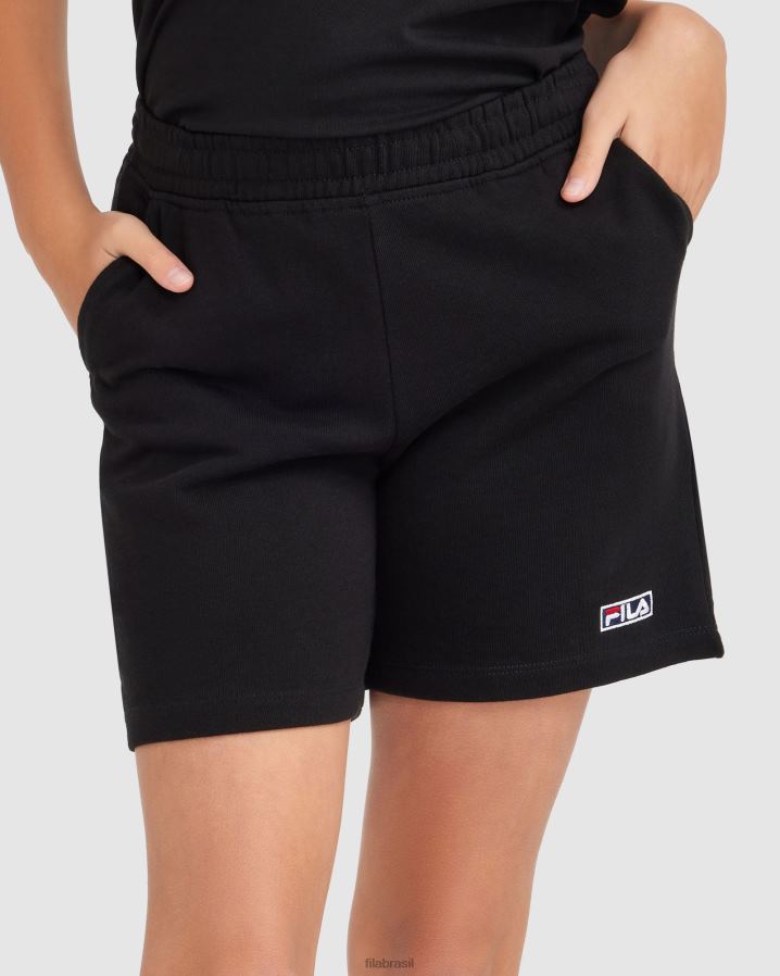 preto FILA short parker infantil fila preto HXJFD3087