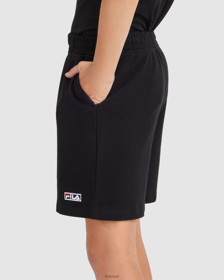 preto FILA short parker infantil fila preto HXJFD3087