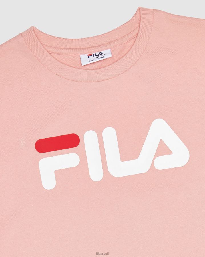 rosa suave FILA camiseta fila mellow rose infantil HXJFD3100