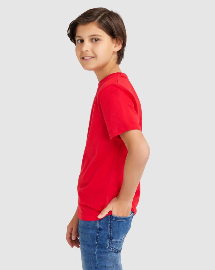vermelho FILA camiseta parker infantil fila vermelha HXJFD3081