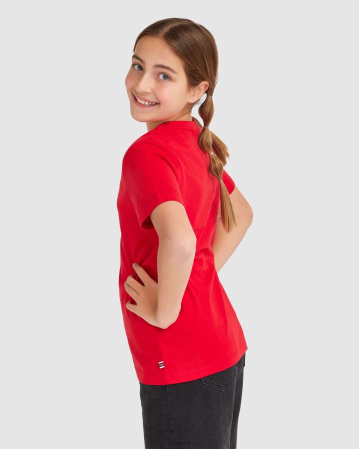 vermelho FILA camiseta parker infantil fila vermelha HXJFD3081