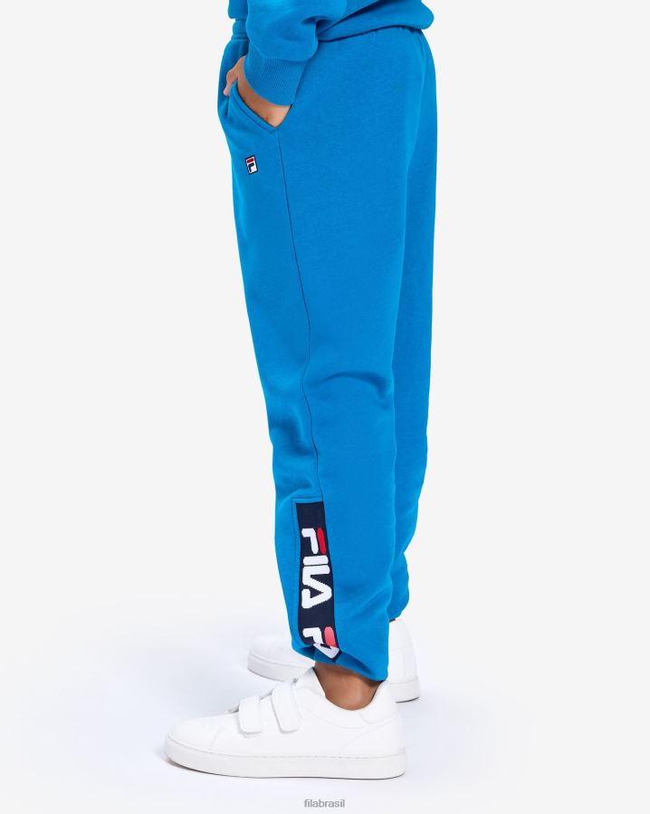 azul de míconos FILA calça mykonos blue kid's badge 2.0 fila HXJFD3150