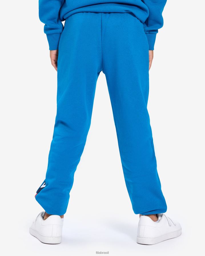 azul de míconos FILA calça mykonos blue kid's badge 2.0 fila HXJFD3150