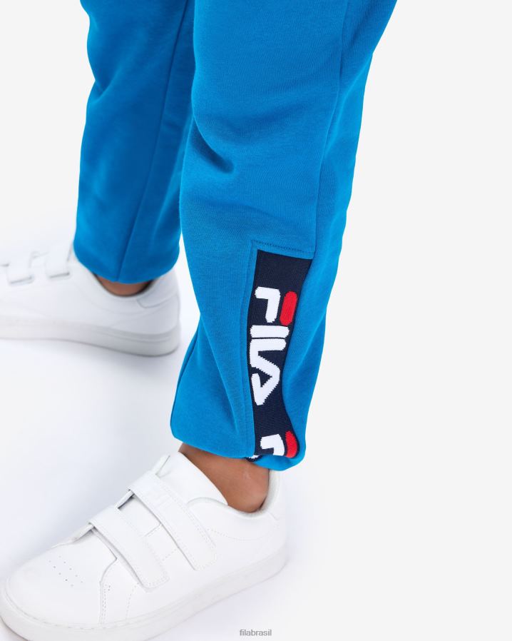azul de míconos FILA calça mykonos blue kid's badge 2.0 fila HXJFD3150
