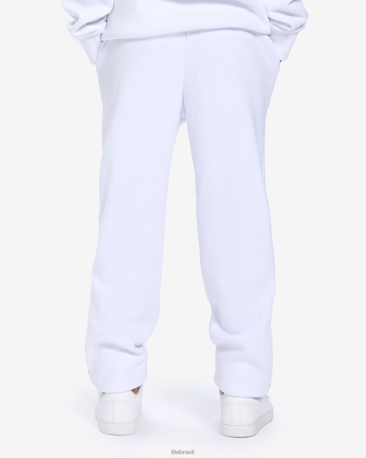 branco FILA calça infantil badge 2.0 fila branca HXJFD3146