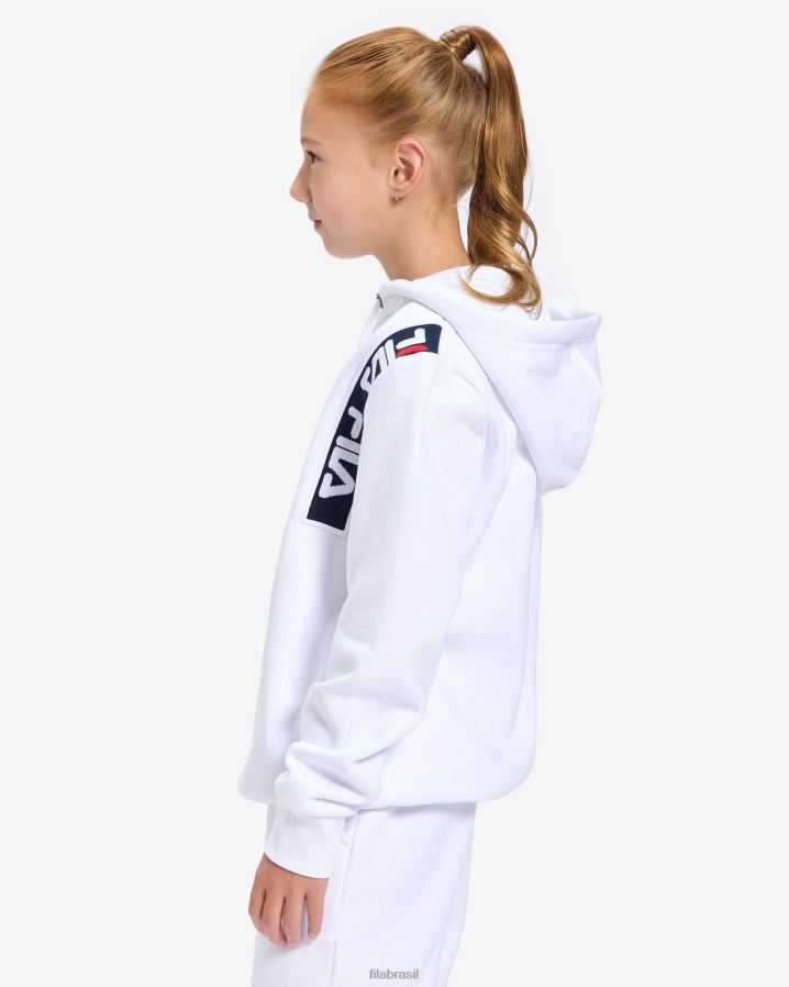 branco FILA capuz fila infantil badge 2.0 branco HXJFD3141