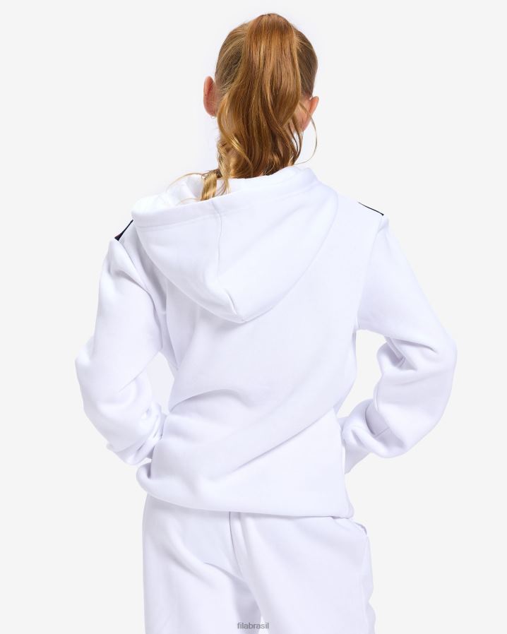 branco FILA capuz fila infantil badge 2.0 branco HXJFD3141