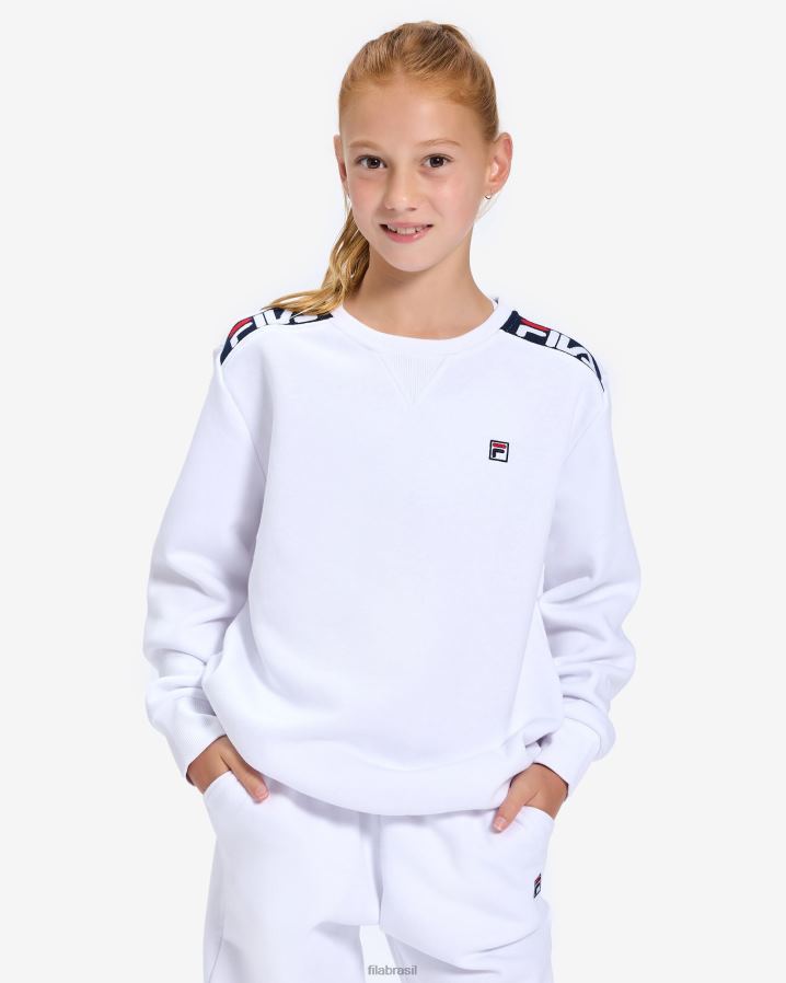 branco FILA emblema infantil 2.0 fila branco HXJFD3143