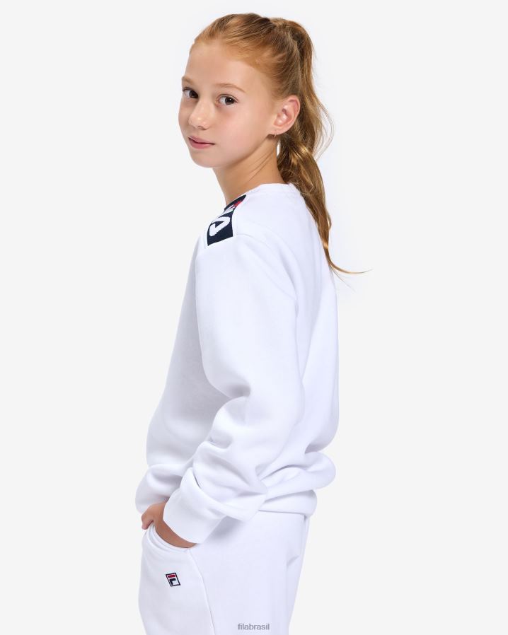branco FILA emblema infantil 2.0 fila branco HXJFD3143