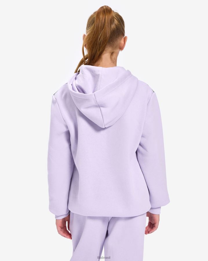 lilás pastel FILA fila kid's badge 2.0 capuz pastel lilás HXJFD3139