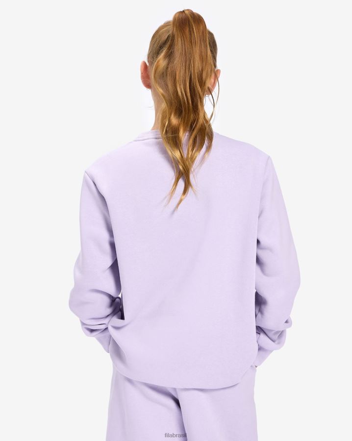 lilás pastel FILA lilás pastel fila kid's badge 2.0 crew HXJFD3147