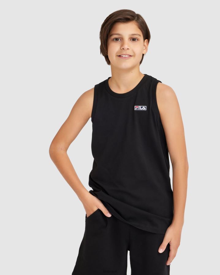 preto FILA camiseta parker infantil fila preta HXJFD3075