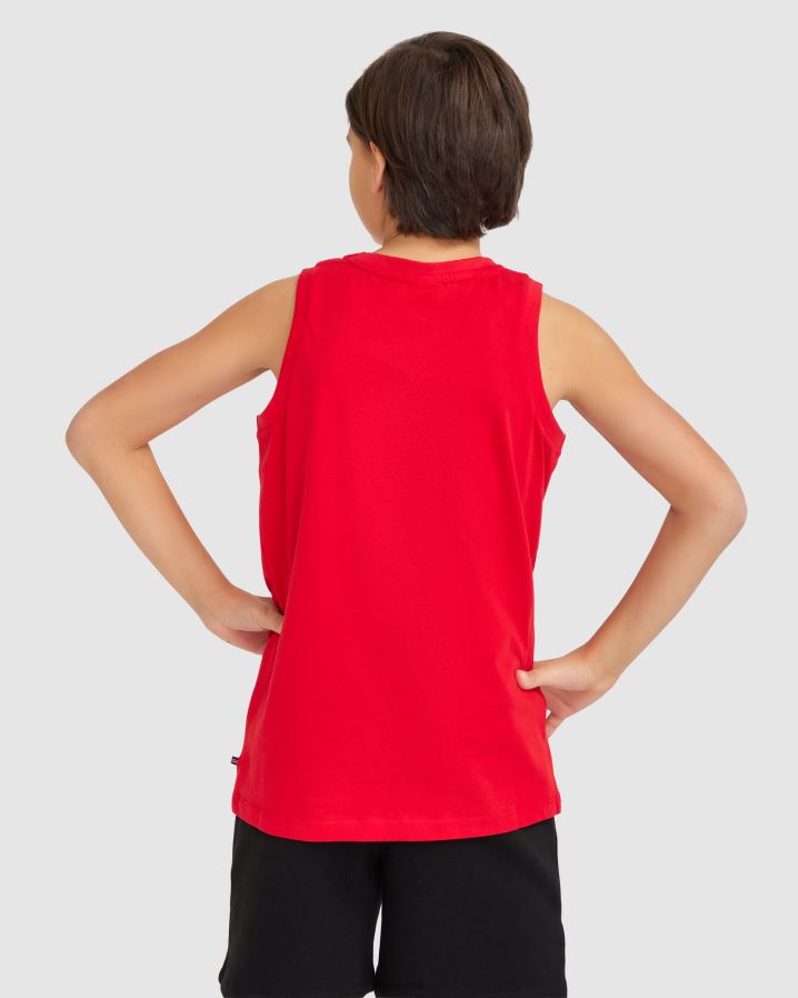 vermelho FILA regata fila parker infantil vermelha HXJFD3073