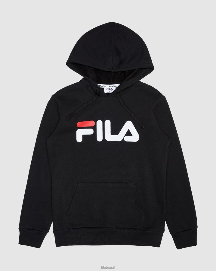 preto FILA capuz infantil clássico fila preto HXJFD3110