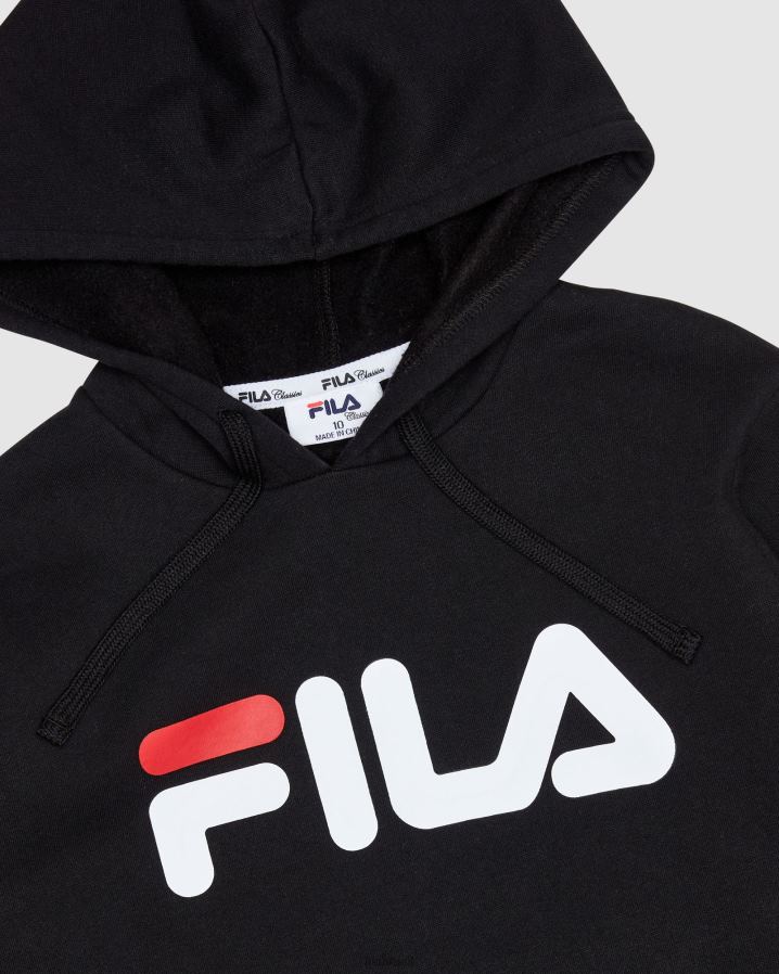 preto FILA capuz infantil clássico fila preto HXJFD3110