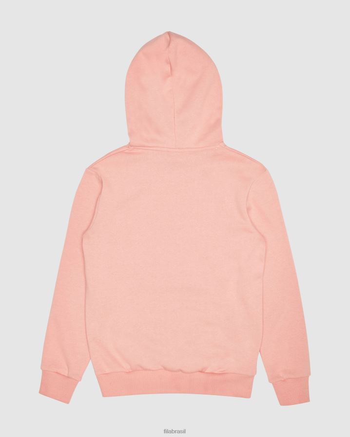 rosa suave FILA capuz infantil clássico fila mellow rose HXJFD3122